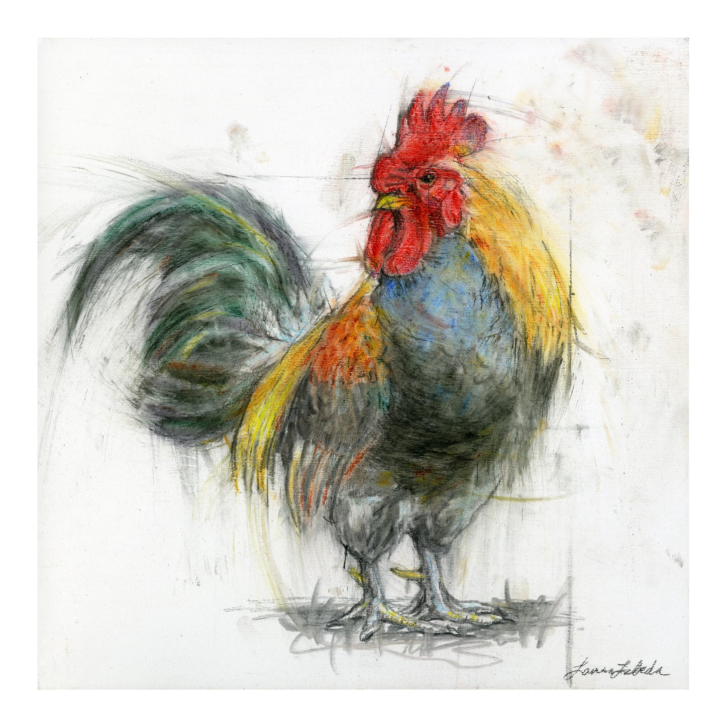 Bantham Rooster - Original Drawing
